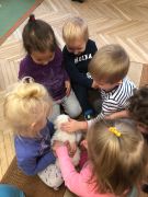 ilustracja do wpisu 
MALEŃSTWA - wizyta malutkiego pieska