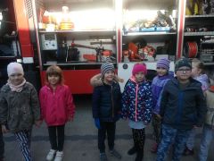 ilustracja do wpisu 
MĄDRE SÓWKI - wycieczka do Komendy Miejskiej Straży Pożarnej