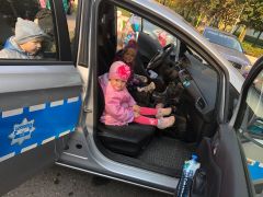 ilustracja do wpisu 
MALEŃSTWA - wizyta p. policjantki