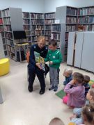 ilustracja do wpisu 
PUCHATKI, KRÓLICZKI - na zajęciach w bibliotece