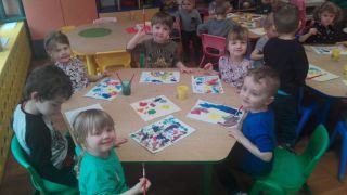 ilustracja do wpisu 
TYGRYSKI - praca plastyczna