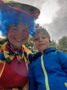 ilustracja do wpisu 
KRÓLICZKI - zdjęcia z Klaunem