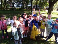 ilustracja do wpisu 
KŁAPOUSZKI - ,, Sprzątamy Białystok 2021"