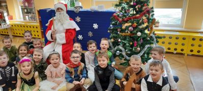 ilustracja do wpisu 
MĄDRE SÓWKI - zabawa z Mikołajem