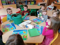 ilustracja do wpisu 
TYGRYSKI - zakładają zielony ogródek