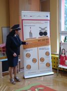 ilustracja do wpisu 
MĄDRE SÓWKI - ,, Bezpieczny przejazd" zajęcia edukacyjne z pracownikami PKP