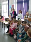 ilustracja do wpisu 
MĄDRE SÓWKI - wizyta w szkole Podstawowej nr 6