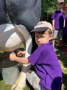 ilustracja do wpisu 
KŁAPOUSZKI - zabawy w Parku Edukacyjno- Rekreacyjnym ,, Morza, Lądy, Oceany"