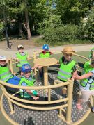 ilustracja do wpisu 
Puchatki na miejskim placu zabaw